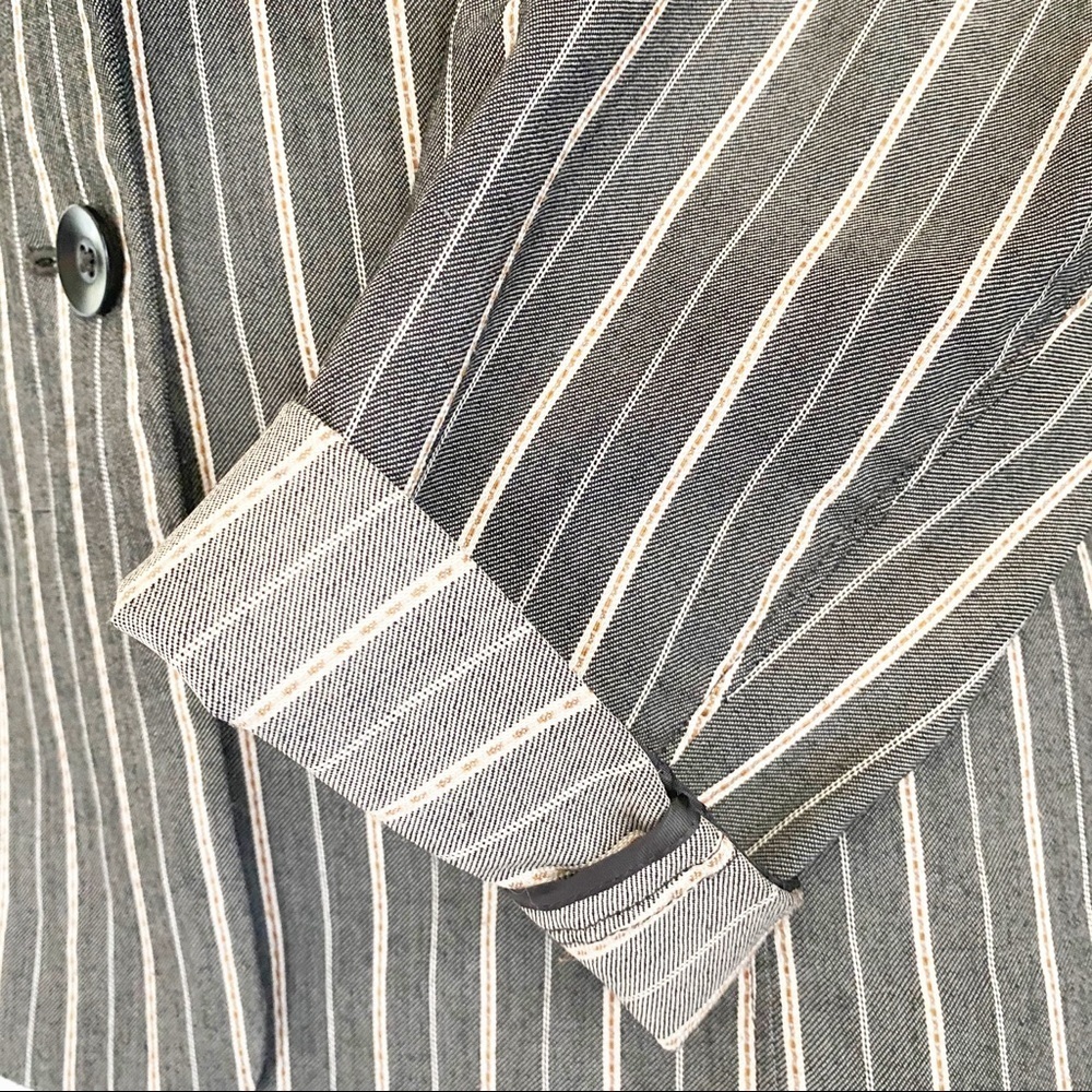CASLON Vintage Blazer with Tan Stripes - Picture 5 of 7